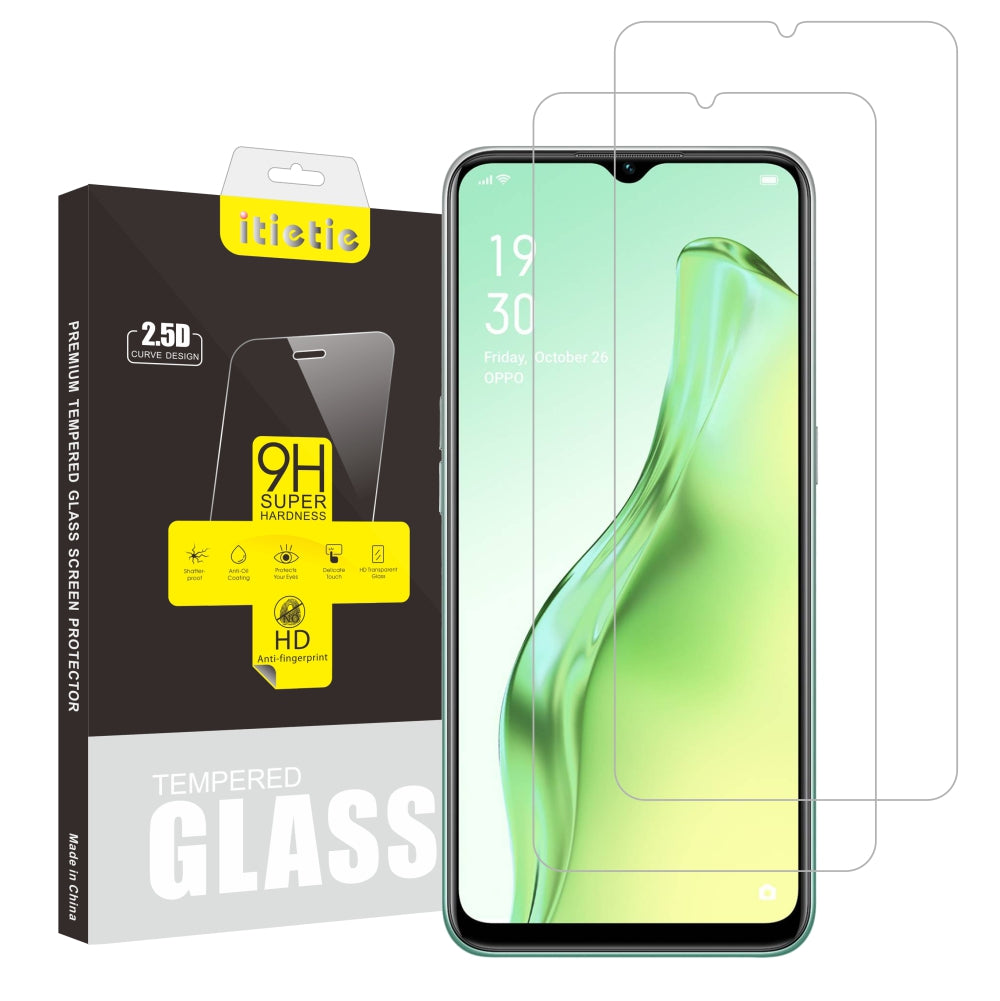 2Pcs Set ITIETIE 2.5D 9H Tempered Glass Screen Protector for Oppo A31 (2020) A8 2Pcs Set ITIETIE 2.5D 9H Tempered Glass Screen Protector for Oppo A31 (2020) A8